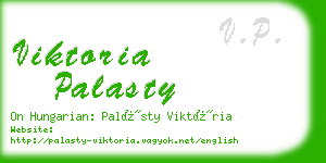 viktoria palasty business card